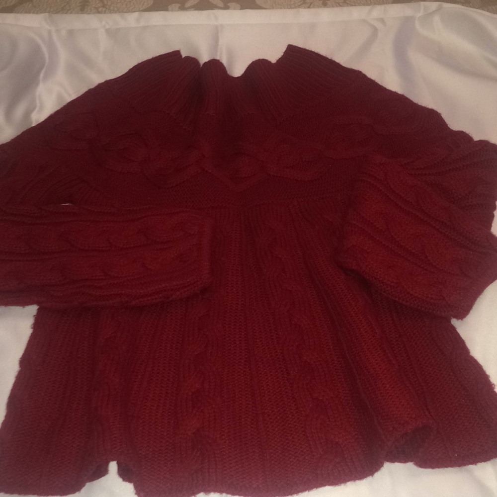 MODA International Red Sweater.